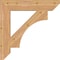 Ekena Millwork Westlake Slat Smooth Bracket, Western Red Cedar, 5 1/2"W x 32"D x 32"H BKT06X32X32WTL06SWR - alternate 4
